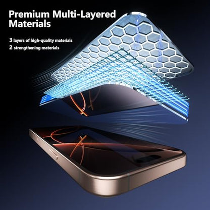 1 Pack Designed for iPhone 14, 13, 13 Pro (6.1") Screen Protector Tempered Glass, Case Friendly Anti Scratch Bubble Free Ultra Resistant - size: for iphone 13