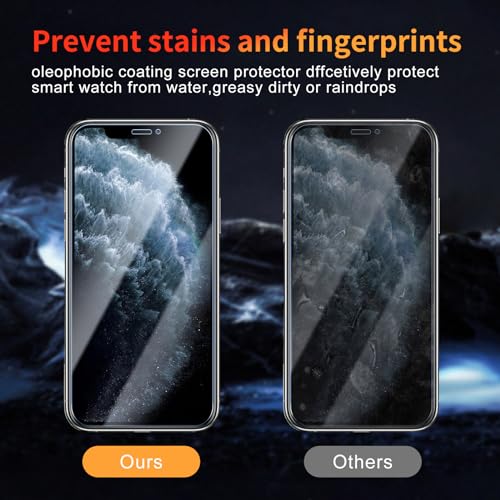 Privacy Screen Protector for iPhone 11 Pro Max/Xs Max 6.5 Inch 3 Pack, Tempered Glass Film Anti-spy Scratch Resistant 9H Hardness Case Friendly - size: iPhone 11 Pro Max/Xs Max