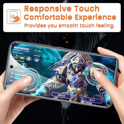 3+3 Pack for Samsung Galaxy A54 5G Privacy Screen Protector with Camera Lens Protector, Anti-Spy Tempered Glass Film, 9H Hardness, Anti-Scratch, Touch Sensitive - size: Galaxy A54