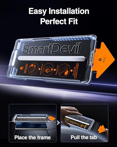 SMARTDEVIL 3 Pack for Samsung Galaxy S25 Screen Protector - size: For Samsung Galaxy S25 6.2 inches