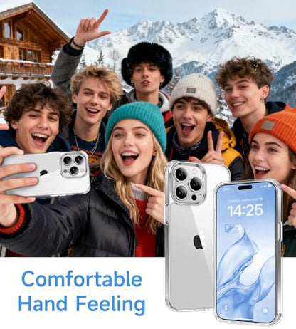 USLAI Case for iPhone 15 Pro, Anti-Yellowing, Crystal Clear Back, Shockproof & Military‑Grade Drop Protection - Transparent - color: Clear, size: iPhone 15 Pro