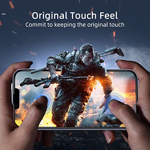 ruwa Privacy Screen Protector for iPhone 13/13 Pro/14/16e [3-Pack][6.1 Inch] Display Tempered Glass Film with Easy Installation Frame, Ultra HD, 9H Hardness, Scratch Resistant, Case Friendly - size: for iPhone 13/13 Pro/14/16e-6.1 inch 3-Pack