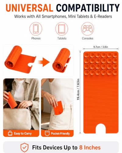 Airplane Phone Holder, Flexible Silicone Cell Phone Stand