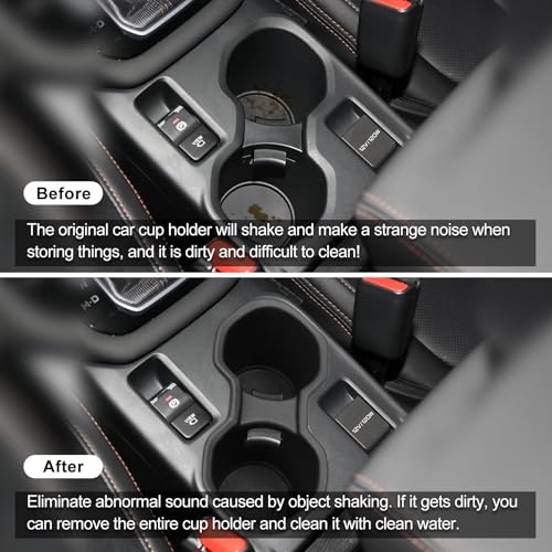 smabee Center Console Cup Holder for Subaru Forester 2025 (Not Fit 2026+) - size: Center Console Cup Holder Insert