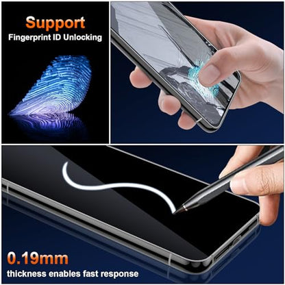 [2 Pack] Pixel 7 Pro Privacy Screen Protector Flexible TPU [Not Glass], Fingerprint Unlock, Anti-spy, Easy Installation, Case Friendly, Bubble Free