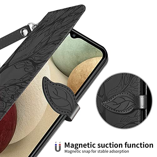 Wallet Case for Samsung Galaxy S26 2026 with Card Holder,Black | Credit Slots, Wrist Strap, Folio Kickstand ,Shockproof TPU Shell,Magnetic Closure PU Leather Protective Phone Cover - color: Black, size: samsung galaxy s26