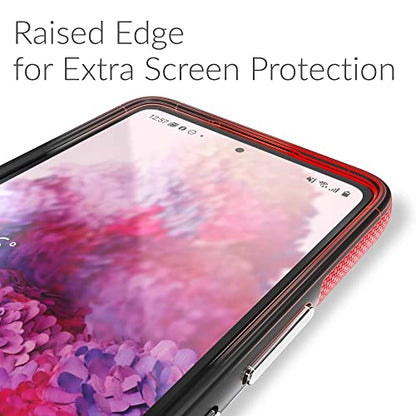 Crave for Samsung Galaxy A53 Case, Shockproof Protection Dual Layer Case for Galaxy A53 5G (6.5 inch) - Red - color: Red