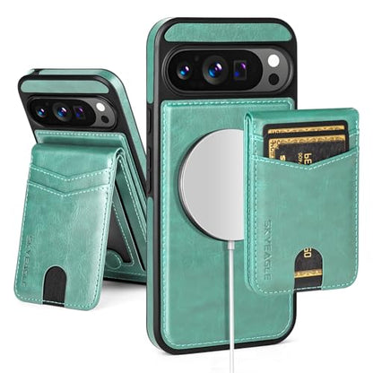 SkyEagle for MagSafe Google Pixel 10 Wallet Case,Blue Green - color: Blue Green, size: 6.3 inches