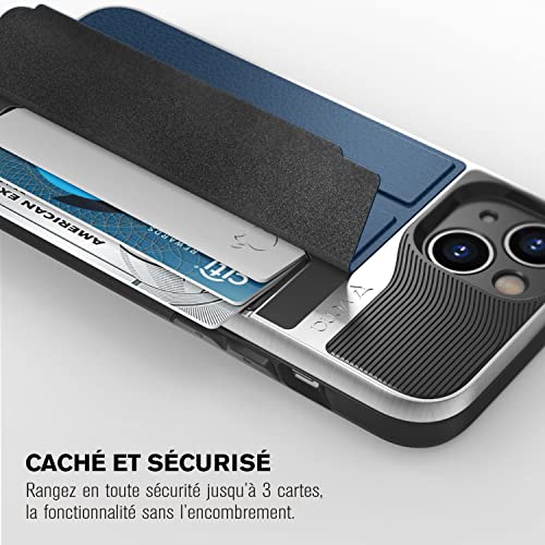 VENA vCommute for iPhone 13 Wallet Case, Blue - color: Blue, size: iPhone 13