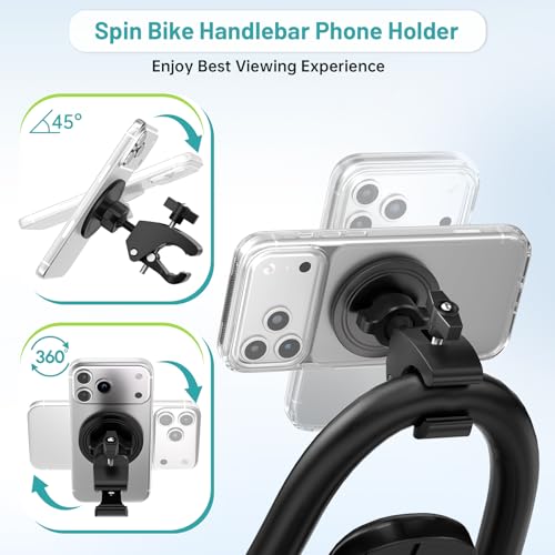 Magnetic Stroller Phone Holder Clamp Mount,20 x N52 Strong Dual Magnets