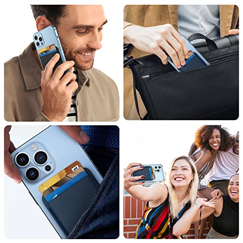 iLodn Magnetic Wallet Compatible with MagSafe for iPhone 17 16 15 14 13 12 Pro Max Air Plus Model, Mag 3 Safe Card Holder Stick on Accessories for Cell Phone & Case, Aureate - color: Aureate