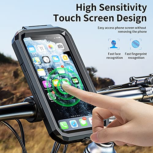 Kewig Bike Phone Mount with Aluminum Alloy Handlebar Mount Base - size: S