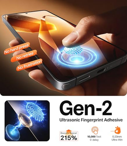 TORRAS Unbreakable for Samsung Galaxy S26 Screen Protector [NO.1 Military-Grade] [12 FT Shatterproof] 9H+ Aerospace Tempered Glass 2 Pack - Touch Sensitivity, Full Coverage, Anti-Scratch, 6.3 inch - size: Samsung Galaxy S26 (6.3 inch)