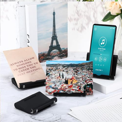 Wenqik 36 Pcs Cell Phone Stands Foldable Tablet, Black - color: Black