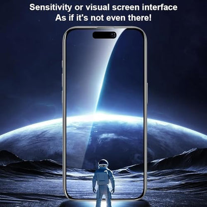 OneFish Privacy Screen Protector for iPhone 15 Plus, 2 Pack | Anti Spy Private Tempered Glass Edge Protection, Dynamic Island Compatible Installation Frame, 9H Glass Scratch Resistant - size: iPhone 15 Plus