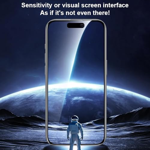 OneFish Privacy Screen Protector for iPhone 15 Plus, 2 Pack - size: iPhone 15 Plus