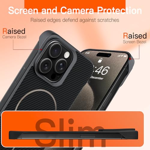 Phone Case Crafted for iPhone 15 Pro Max,Black - color: Black-2, size: iPhone 15 Pro Max