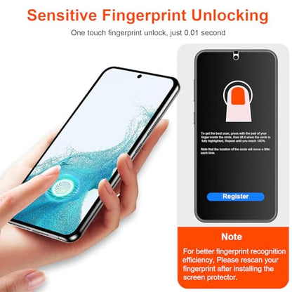 2 Pack for Samsung Galaxy S22 Plus Matte Privacy Screen Protector 6.6 Inch, Anti-Glare, Anti-Scratch, Support fingerprint Unlock [Self-Healing] [Not Glass] - size: Samsung Galaxy S22 Plus 6.6 Inch