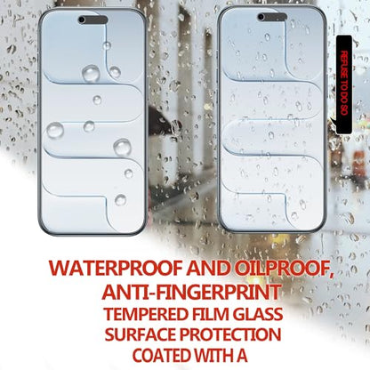 Anti Glare Matte Screen Protector For iPhone Air Tempered Glass Anti Fingerprint Film 2-Pack with Easy Alignment Tool