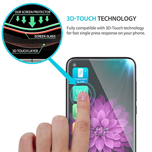 TJS for Cricket Icon Plus 2026 Phone Case, AT&T Verge 2 5G Case (Red) | with Tempered Glass Screen Protector, Premium Tough Lined Design Hybrid Shockproof Heavy Duty Phone Case Cover - color: Red
