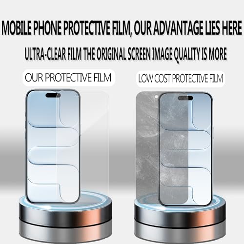 Anti Glare Matte Screen Protector For iPhone Air Tempered Glass Anti Fingerprint Film 2-Pack with Easy Alignment Tool