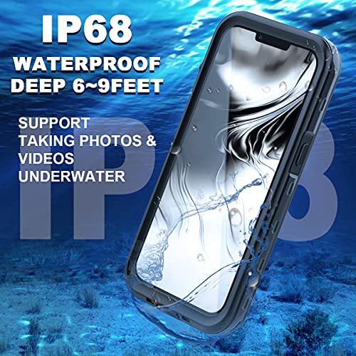 AICase Waterproof Case for iPhone 13 Pro Max (6.7") Snowproof, Dustproof and Shockproof, IP68 Certified Full Body Protection Fully Sealed Underwater Protective Cover for Apple iPhone 13 Pro Max - color: Waterproof
