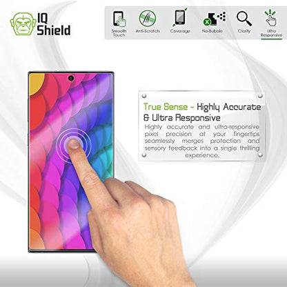 IQShield 2 Pack for Samsung Galaxy Note 10 Plus/Note 10+ 5G, (6.8 inch Display)(Case Friendly) Easy Install Anti-Scratch Ultra Thin Smudge-Resistant Anti-Bubble Clear TPU Film