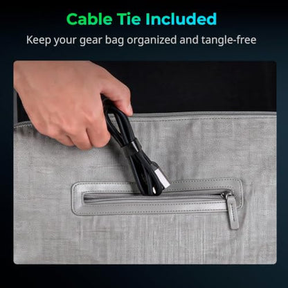 SMALLRIG USB4 40Gbps USB-C Cable, 240W PD 3.1 Fast Charging, 8K@60Hz Video, 100cm/39.4in Straight to Angled Connectors with Cable Tie, for MacBook Pro, for iPad Pro, for iPhone 17/16/15 Series - 5732 - size: 100 cm/39.4 in, style: Straight to Angled