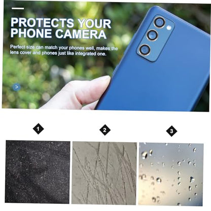 Uonlytech 3pcs Camera Lens Protectors Scratch Resistant Easy to Install High Hardness Lens Shielding