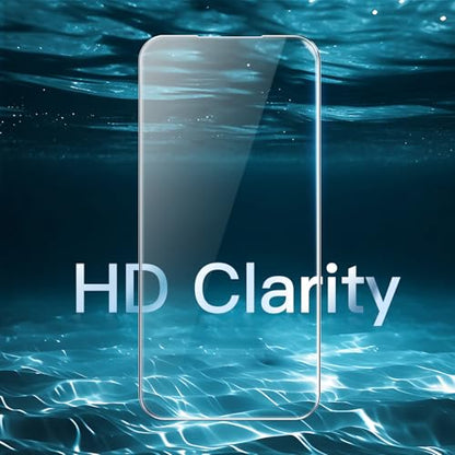 JETech Screen Protector for Samsung Galaxy S25 Plus, 3-Pack | HD Clear, Fingerprint ID Compatible, Anti-Scratch Glass - size: Galaxy S25 Plus