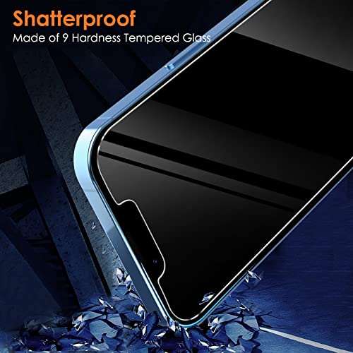 YMHML 3 Pack Privacy Screen Protector for iPhone 16e/14/13/13 Pro - size: iPhone 14/13/13 Pro/16e-6.1 Inch