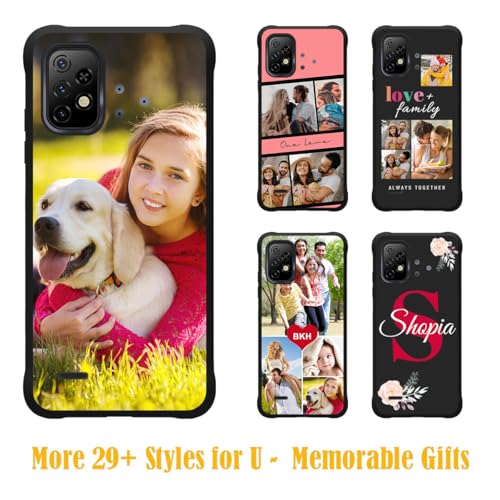 Custom Case for UMIDIGI BISON X20 X10,PRO,C1/G5 Mecha/G5A/G5/G3 Plus,Max/G1,BISON GT2 Pro/Power 7 Max,7S,7,3 Phone Cover Personalized with Photo Logo Text,Customized Soft Slim Protective Case - color: Template 01 Free Design