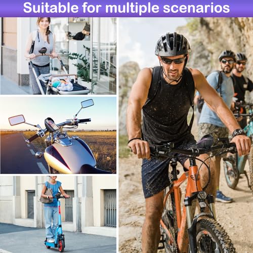 Bike Phone Holder, Bicycle Front Frame Handlebar Bag EVA Hard Shell Waterproof Bike Accessories with Touch-Screen and Rain Cover for Phones under 6.9''