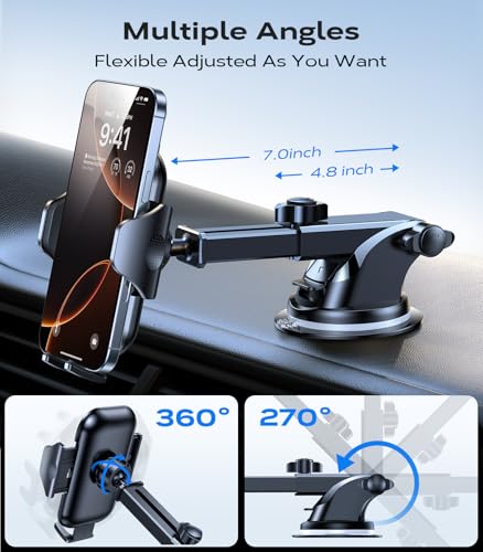 VICSEED Upgraded [Racing-Grade Steady] Phone Holders for Your Car Dark Blue - color: Dark Blue