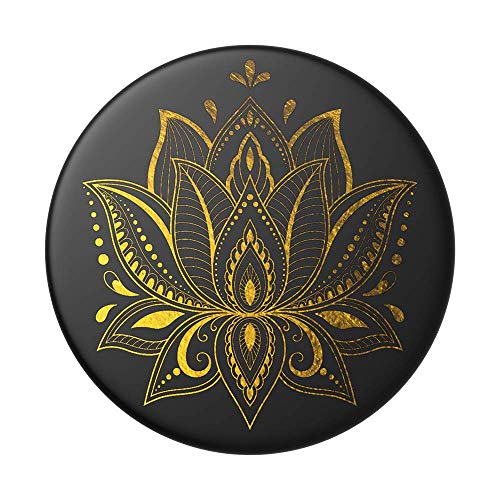 PopSockets Adhesive Phone Grip, Holder- Golden Prana Black - color: Black Prana, style: Adhesive