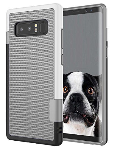 Galaxy Note 8 Case, Note 8 Cover, Jeylly [3 Color] Slim Hybrid Impact Rugged Soft TPU & Hard PC Bumper Shockproof Protective Anti-Slip Case Cover Shell for Samsung Galaxy Note 8 SM-N950 - Light Gray | [3 Color] Slim Hybrid Impact Rugged Soft TPU & Hard PC