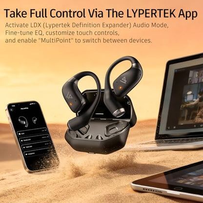 LYPERTEK SoundFree S40 Open Ear Earbuds, Bluetooth Headphones - color: S40-Black