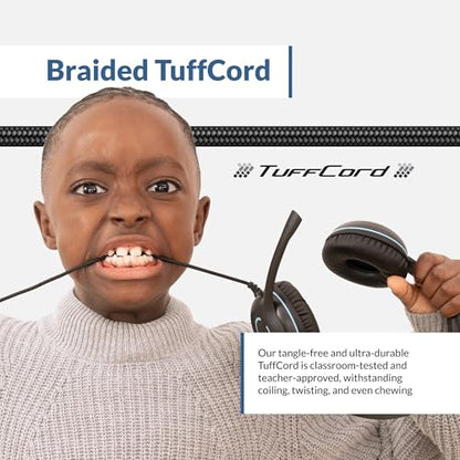 Cyber Acoustics AC-5002 3.5mm Stereo Headset with TuffCord, 10 Pack - size: 10-Pack