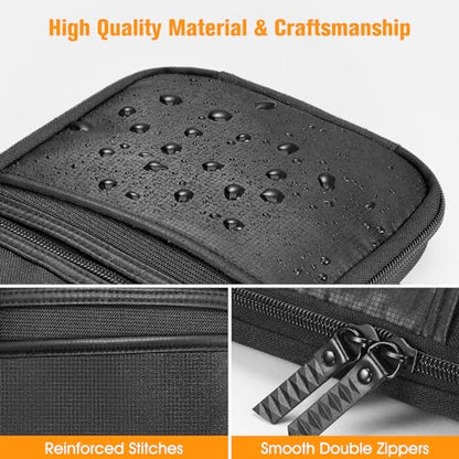 FINPAC Concealed Carry Gun Pouch, Soft Pistol Case Fanny Pack Firearm Bag | Pistol Bag Waist Belt with Holster for Handgun, Air Gun, Men, Women - color: Black - Small Size