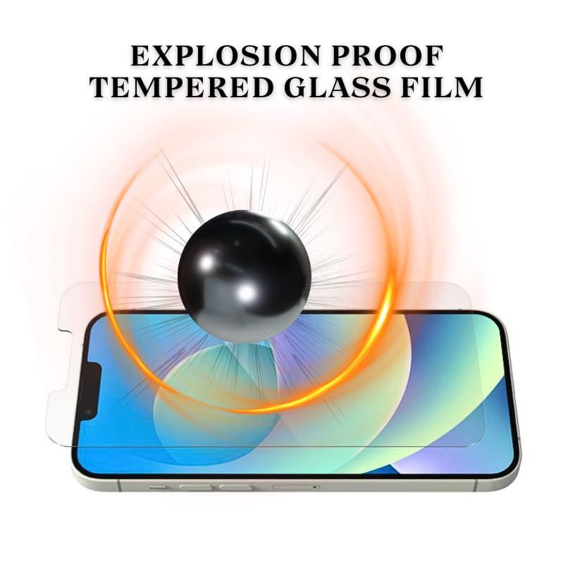 3 Pack, (2 Clear 1 Anti Privacy) MULTI PACK Designed for iPhone 15 Pro (6.1") Screen Protector Tempered Glass, Case Friendly, Anti Scratch, (9H) Ultra Resistant (15) - size: 15