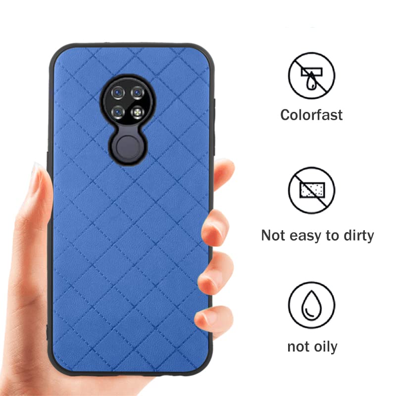 for Cricket Ovation 1 U705AC/AT&T Radiant Max 4G U705AA Case Blue | Rugged Thin Slim, Cell Accessories, Anti-Slip, Fit Rubber TPU Mobile Phone Silicone Cover for ATT 6.5 Women Men - color: Blue