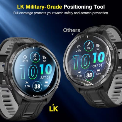 LK 6 Pack for Garmin forerunner 965 Screen Protector, Self-Healing TPU - size: 47mm
