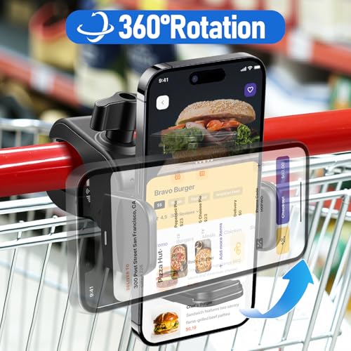 Phone Holder, Spin Bike, Treadmill, Stroller, Shopping Cart
