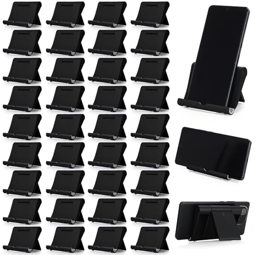 Wenqik 36 Pcs Cell Phone Stands Foldable Tablet, Black - color: Black