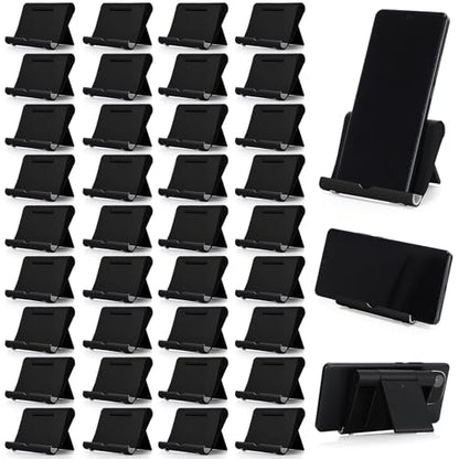 Wenqik 36 Pcs Cell Phone Stands Foldable Tablet, Black - color: Black