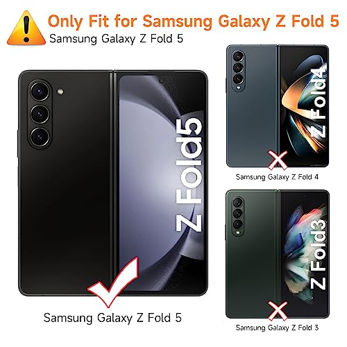 LYWHL 2-Pack Samsung Galaxy Z Fold 5 Screen Protector, Tempered Glass Front Screen Protector for Galaxy Z Fold 5 with Alignment Frame, Anti Scratch Bubble Free Case Friendly Easy Install - size: Samsung Galaxy Z Fold 5