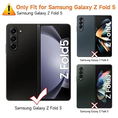 LYWHL 2-Pack Samsung Galaxy Z Fold 5 Screen Protector, Tempered Glass Front Screen Protector for Galaxy Z Fold 5 with Alignment Frame, Anti Scratch Bubble Free Case Friendly Easy Install - size: Samsung Galaxy Z Fold 5