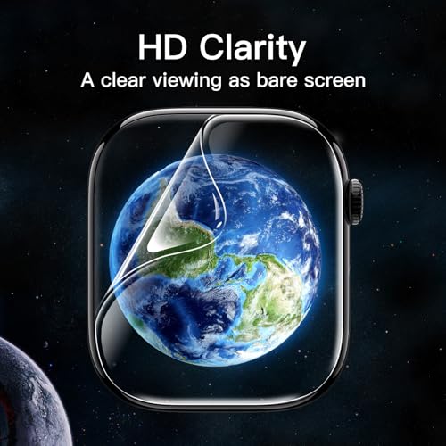 JETech TPU Screen Protector for Apple Watch Series 11/10 42mm, 3-Pack - size: Apple Watch Series 11/10 42mm