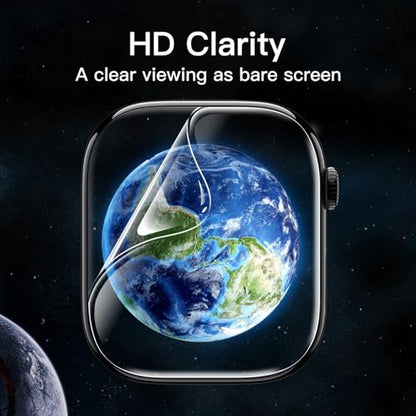JETech TPU Screen Protector for Apple Watch Series 11/10 42mm, 3-Pack - size: Apple Watch Series 11/10 42mm