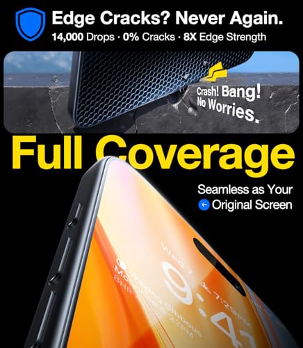 UltraGlass Top 9H+ Armor for iPhone 17 Pro Screen Protector Glass, 2 Pack - size: iPhone 17 Pro